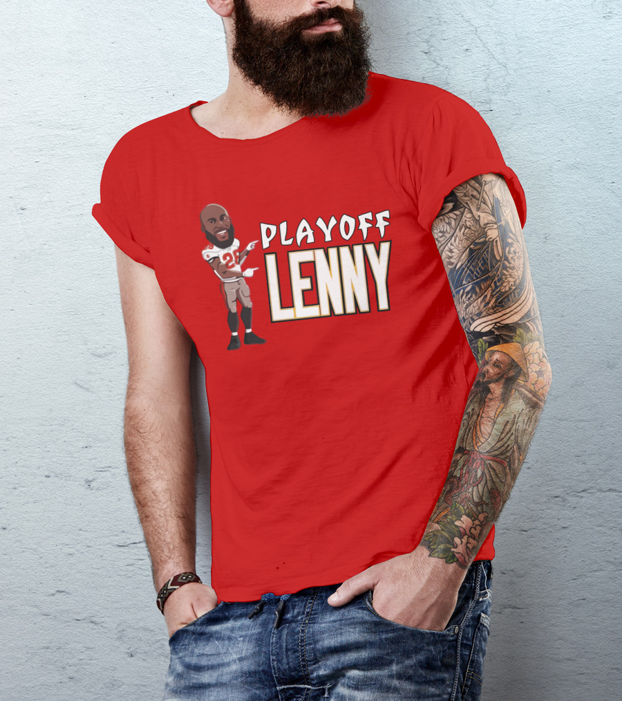 Playoff Lenny NFL Football Cartoon Player 27 T-Shirt