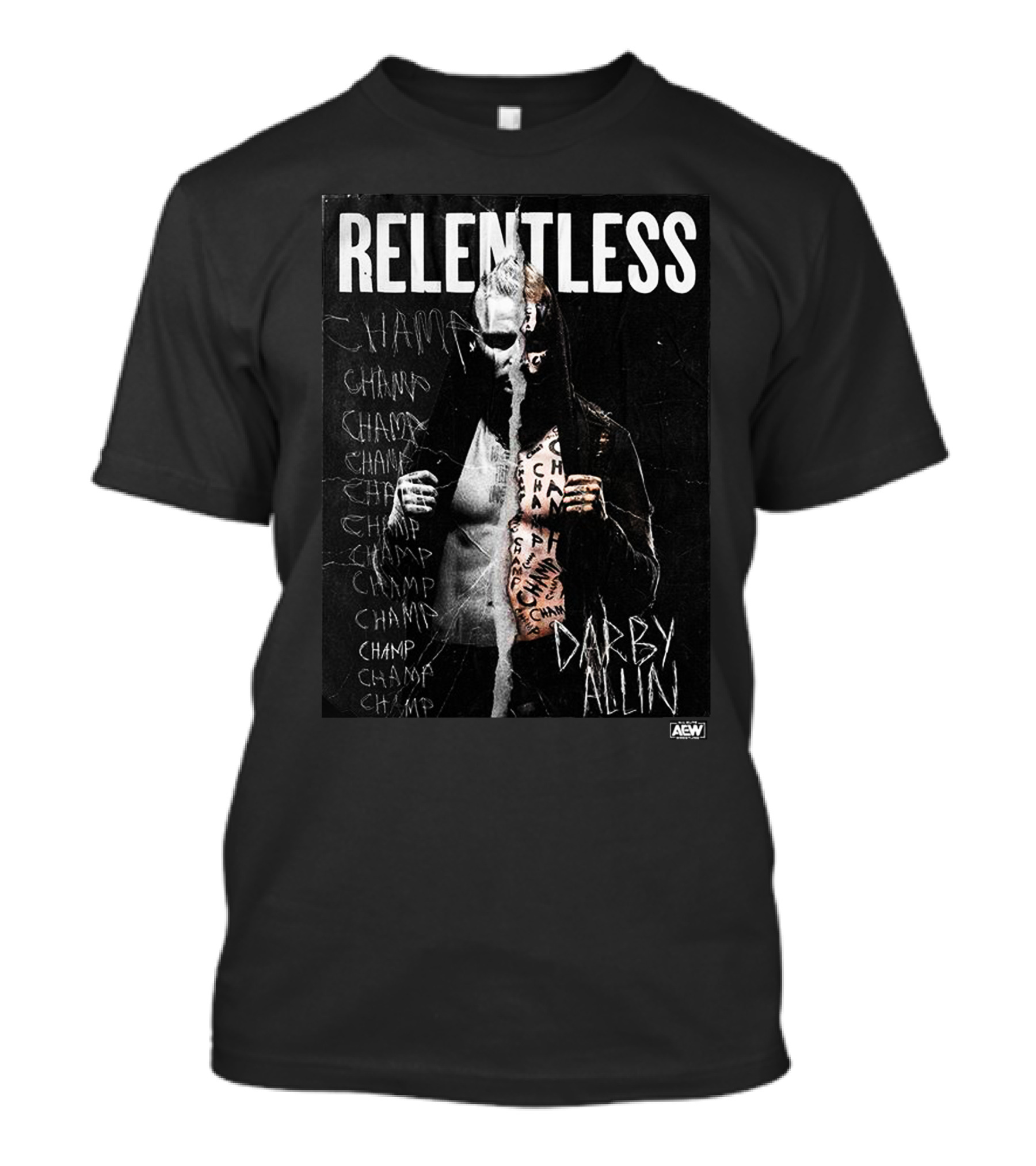 Relentless Darby Allin Champ AEW T-Shirt
