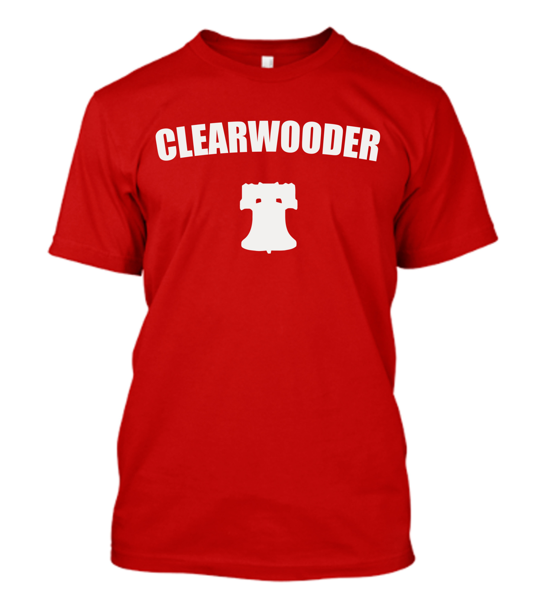 Clearwooder Liberty Bell Icon Red T-Shirt
