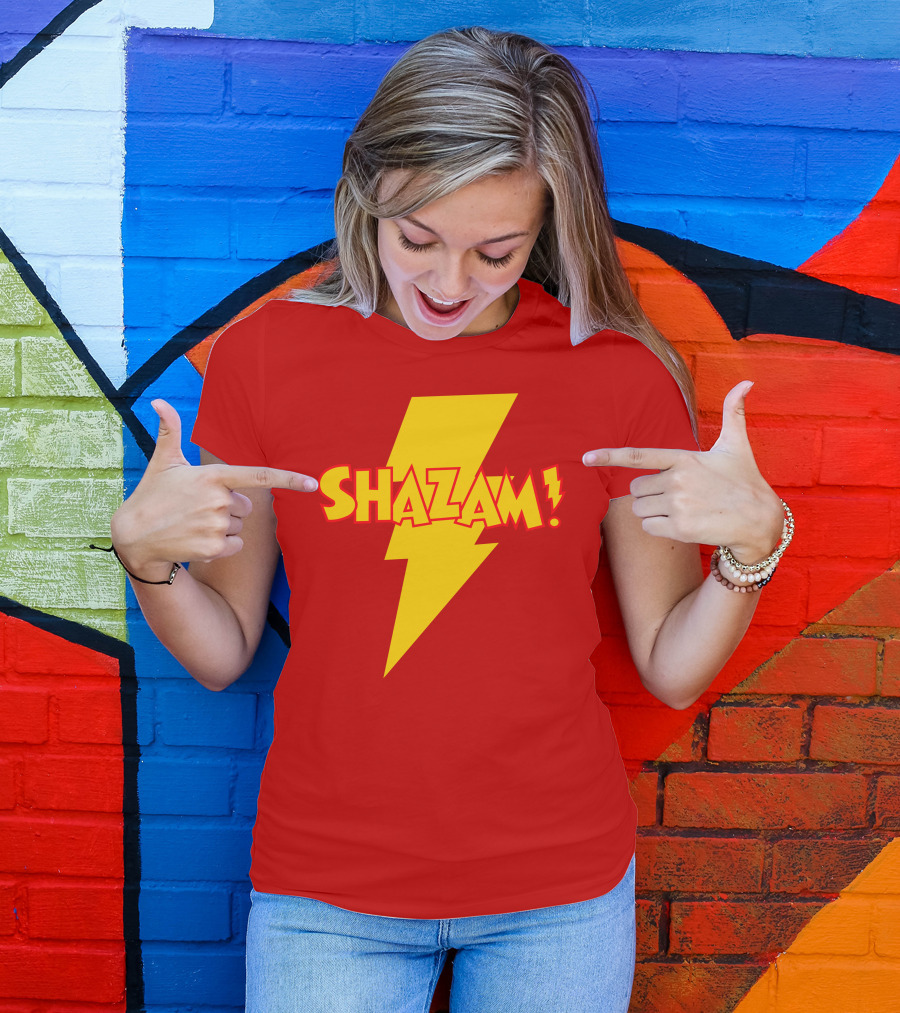 Rachel Zegler Shazam Lightning Bolt T-Shirt