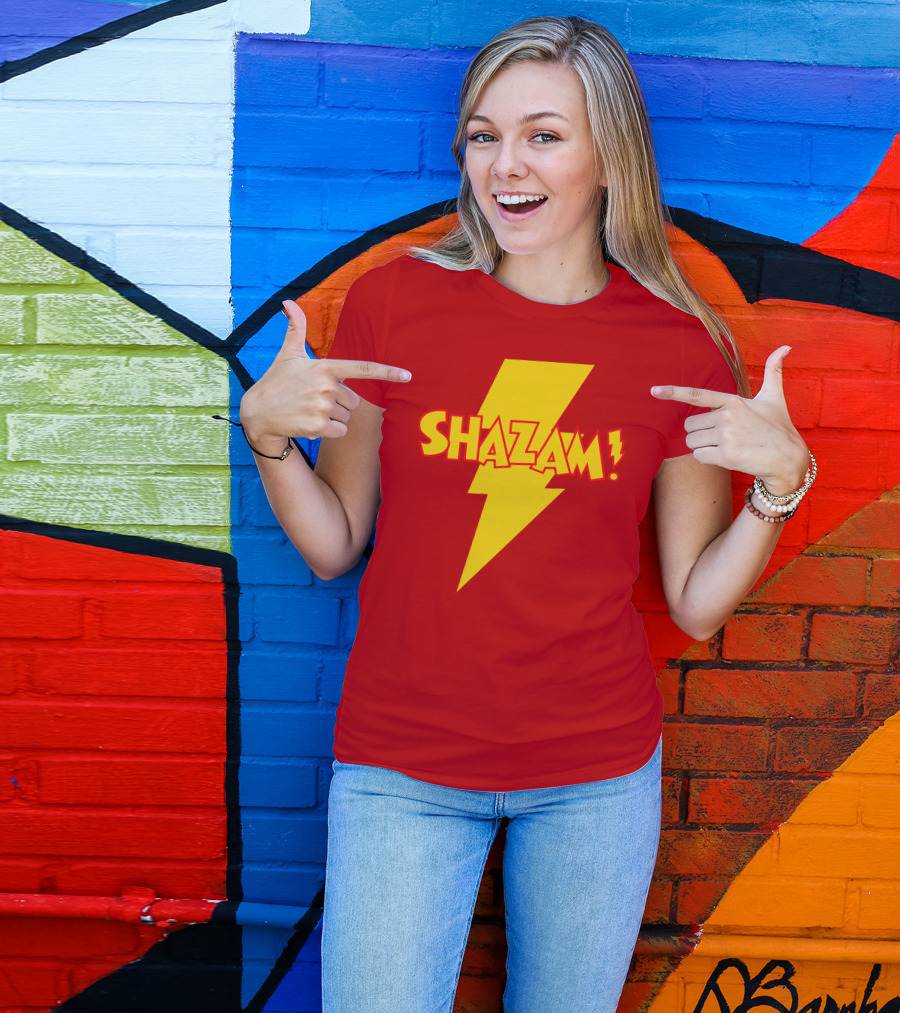 Rachel Zegler Shazam Lightning Bolt T-Shirt