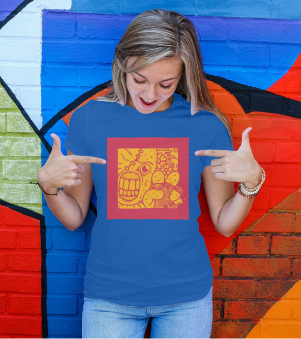 Biomaster 3 Last Escape Panic Zombie Face And Floral Background T-Shirt