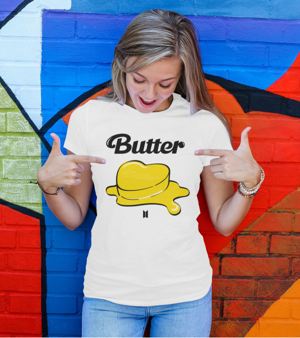 BTS Butter Melting Heart T-Shirt
