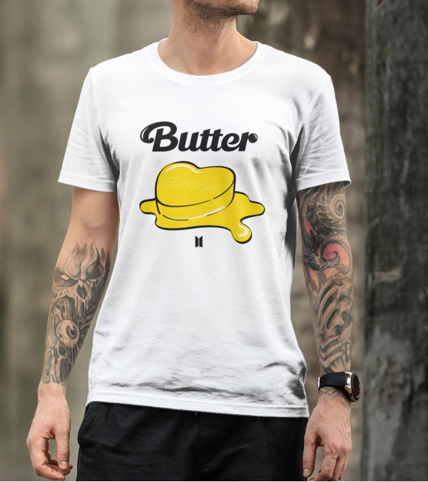 BTS Butter Melting Heart T-Shirt