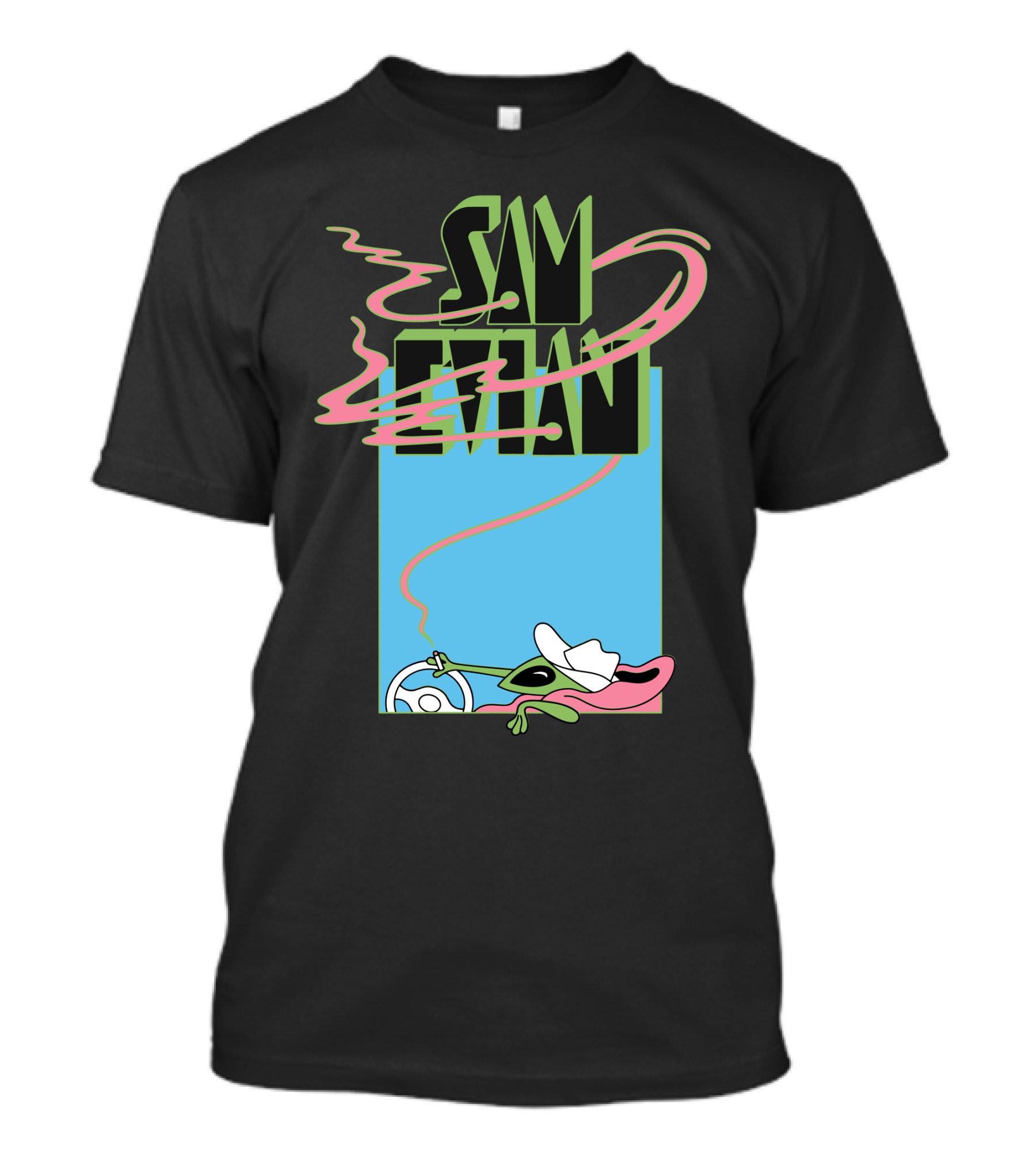 Sam Evian Alien Driver UFO T-Shirt