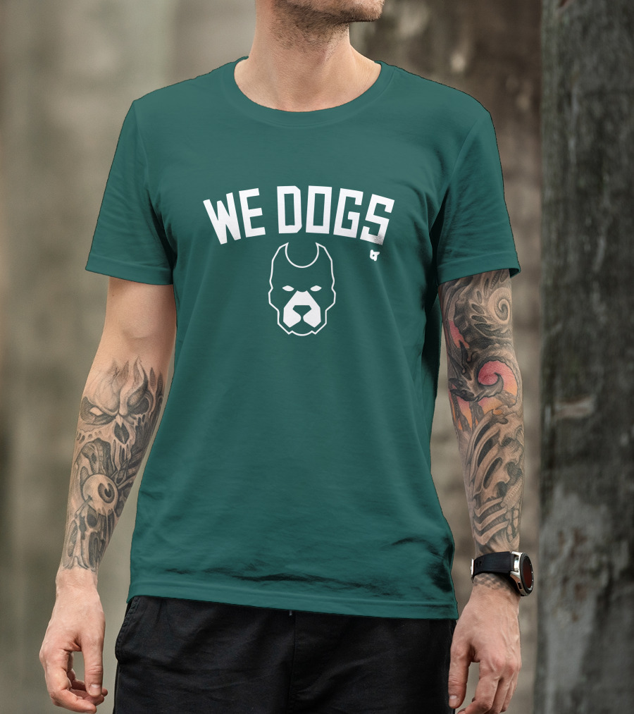 We Dogs Bull Dog Face T-Shirt