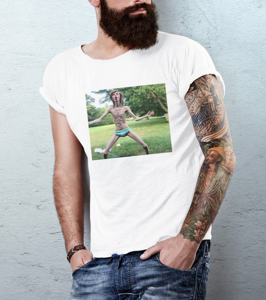 Chris Sales Daddy Long Neck Funny Meme Pose Outdoors T-Shirt