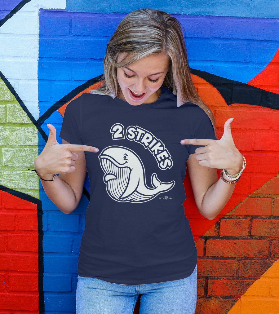 2 Strikes Roto Wear Whale T-Shirt