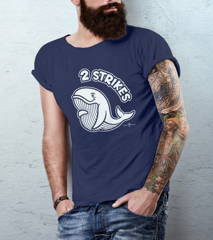 2 Strikes Roto Wear Whale T-Shirt