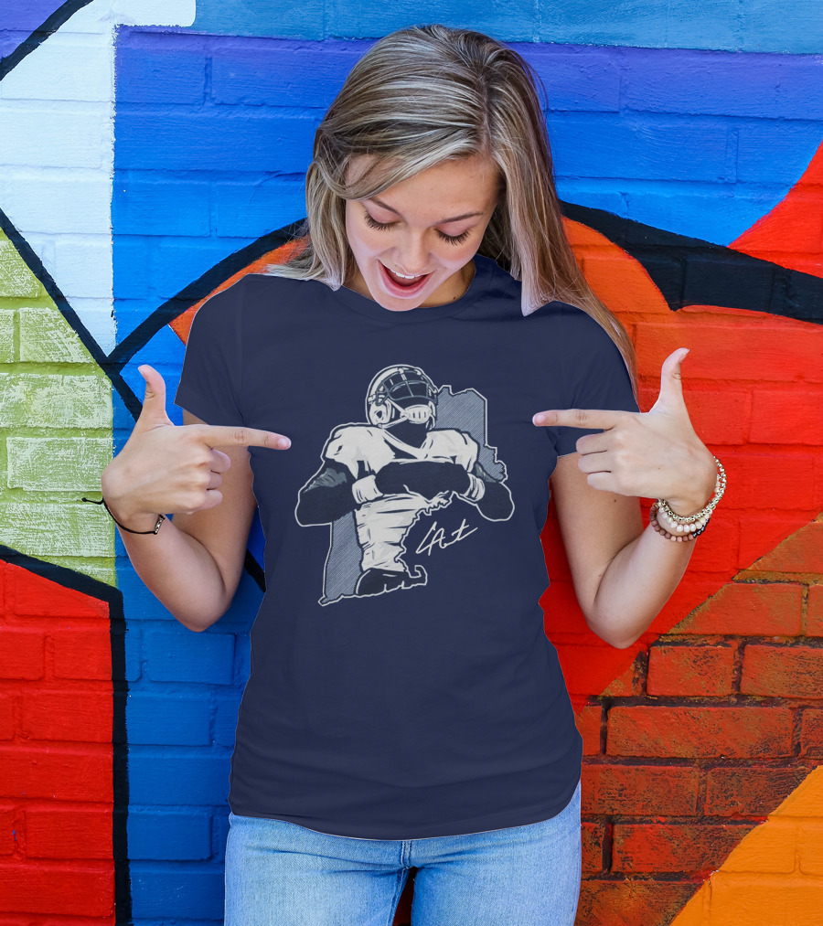Cam Newton Celebration Football Player Signature Pose T-Shirt
