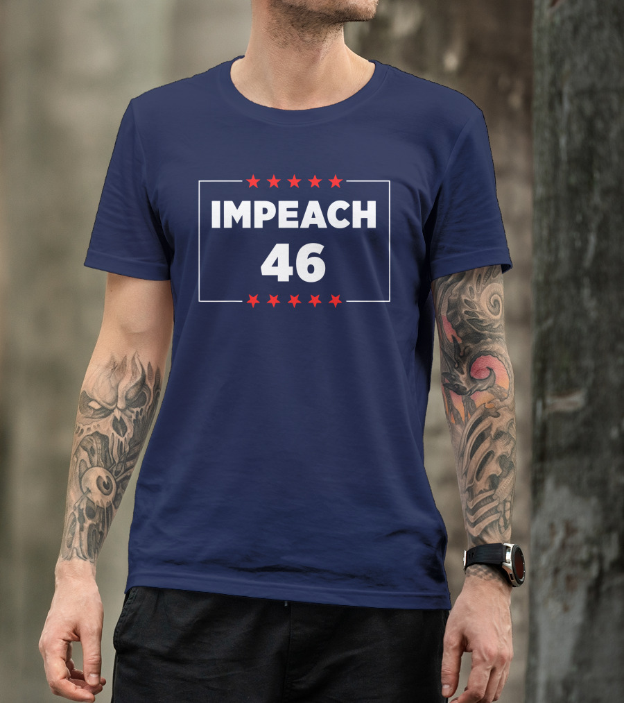 Impeach 46 Stars And Box T-Shirt