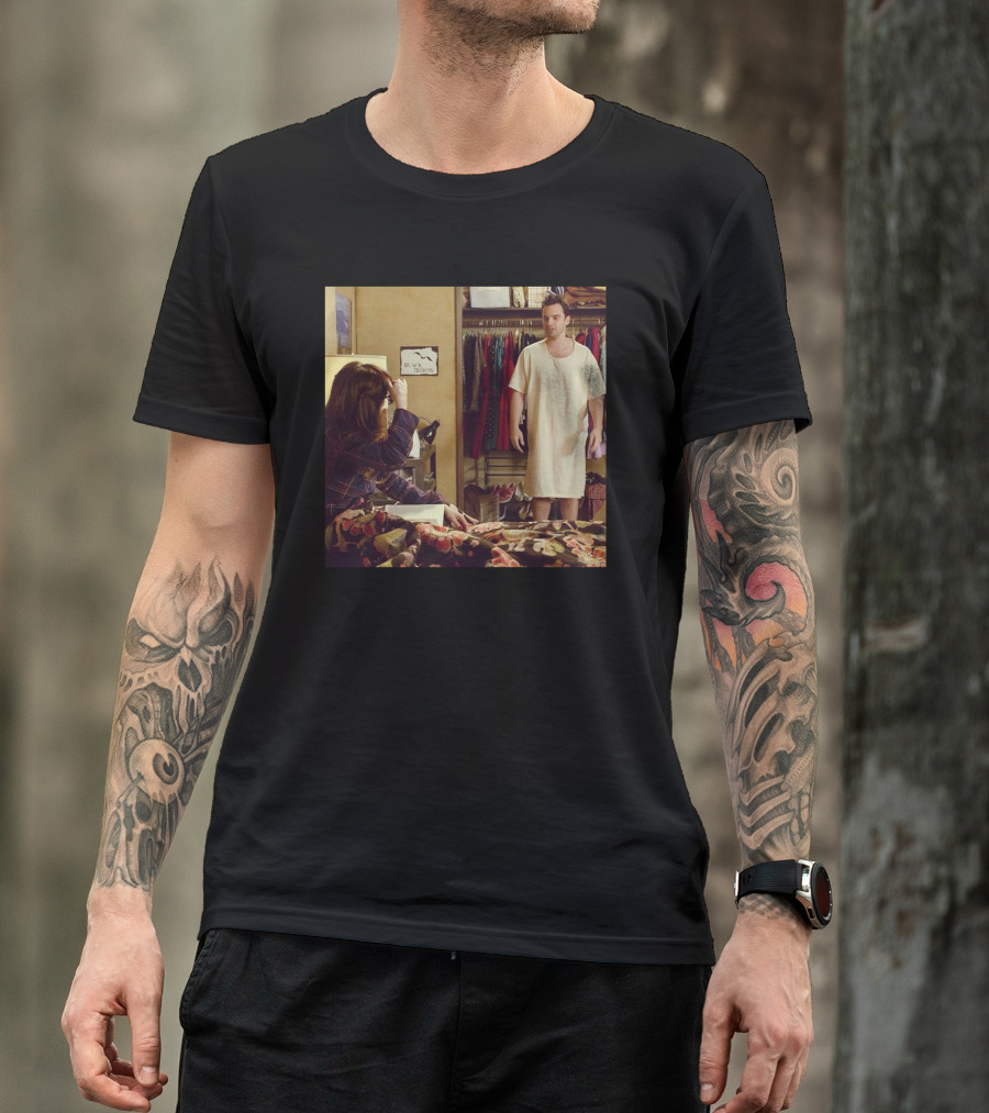 Nick Miller Sleepwear Scene With Pajamas And Wardrobe T-Shirt