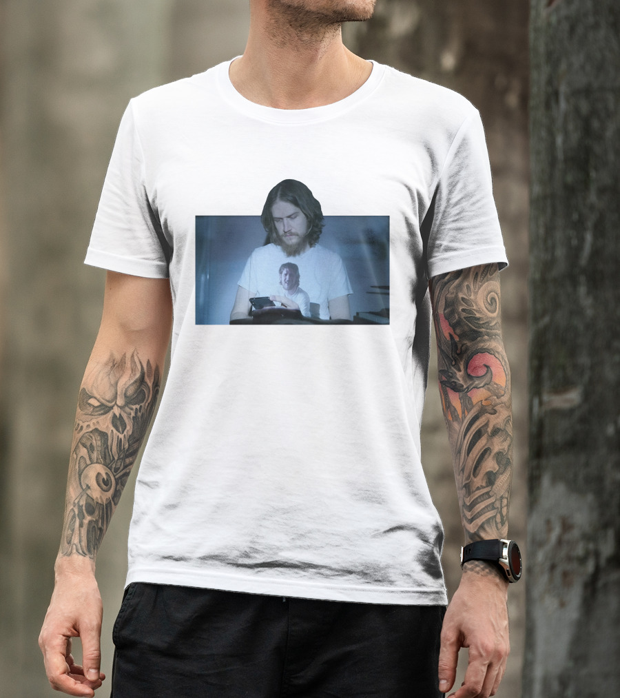 Projection Bo Burnhams White Shirt Digital Illumination T-Shirt