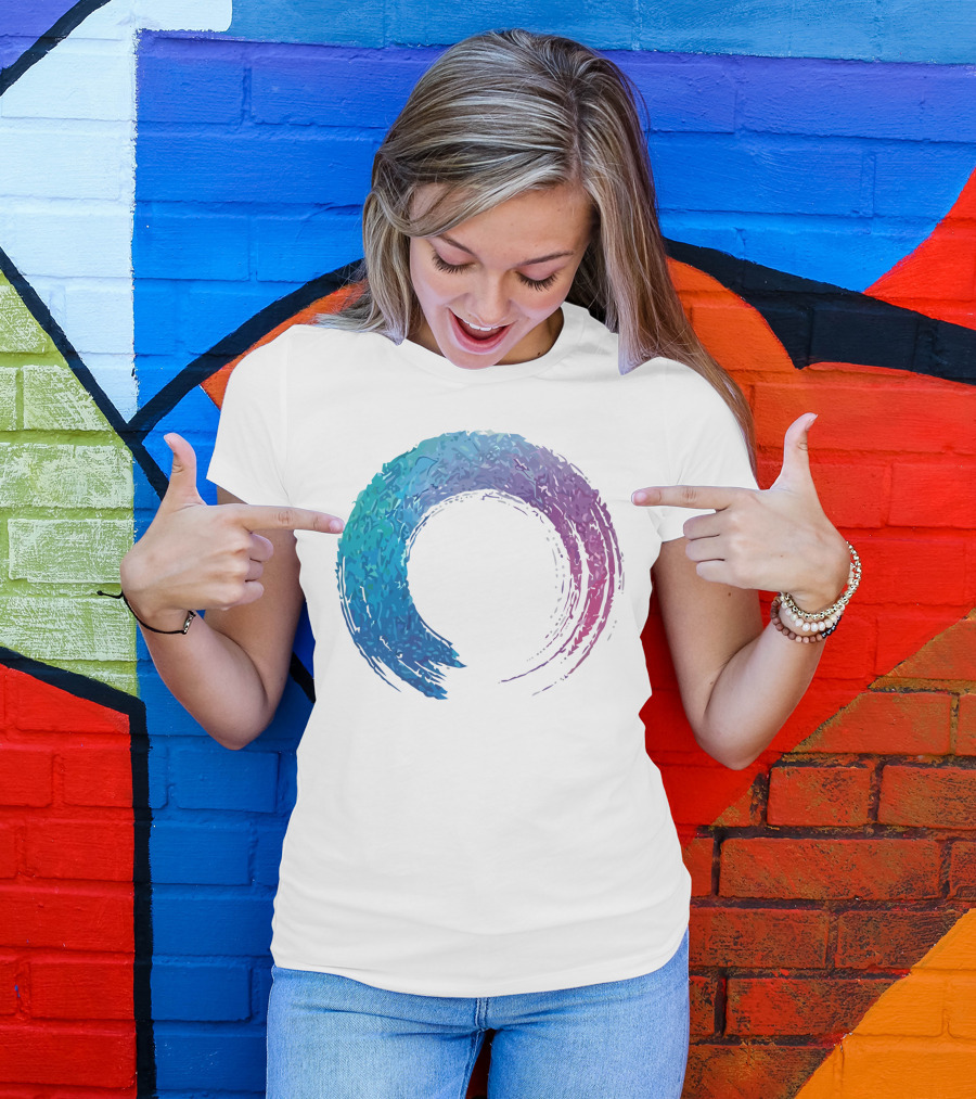 Funilab X Koan Zen Enso Circle Gradient T-Shirt