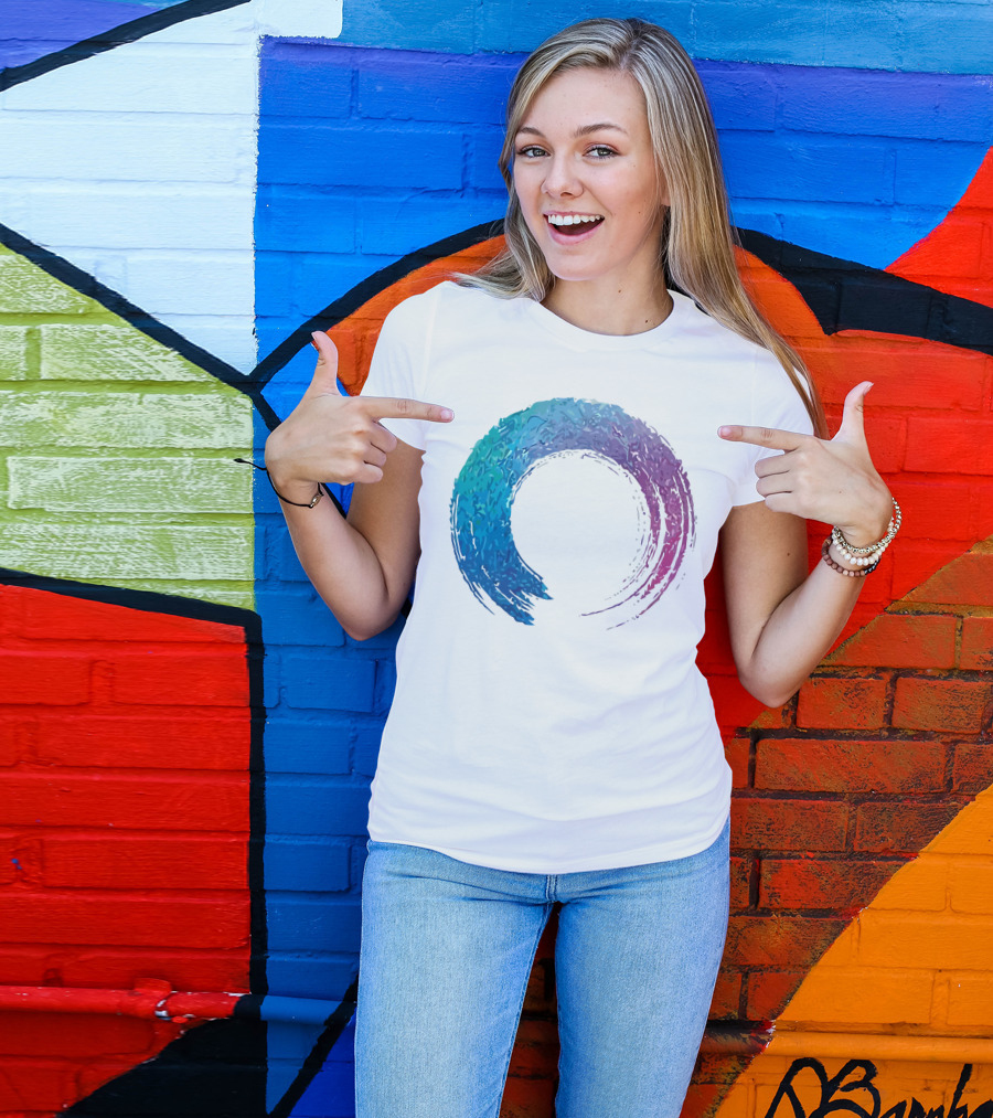 Funilab X Koan Zen Enso Circle Gradient T-Shirt