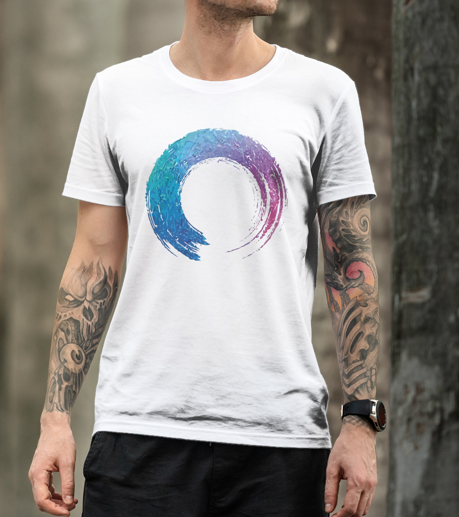 Funilab X Koan Zen Enso Circle Gradient T-Shirt