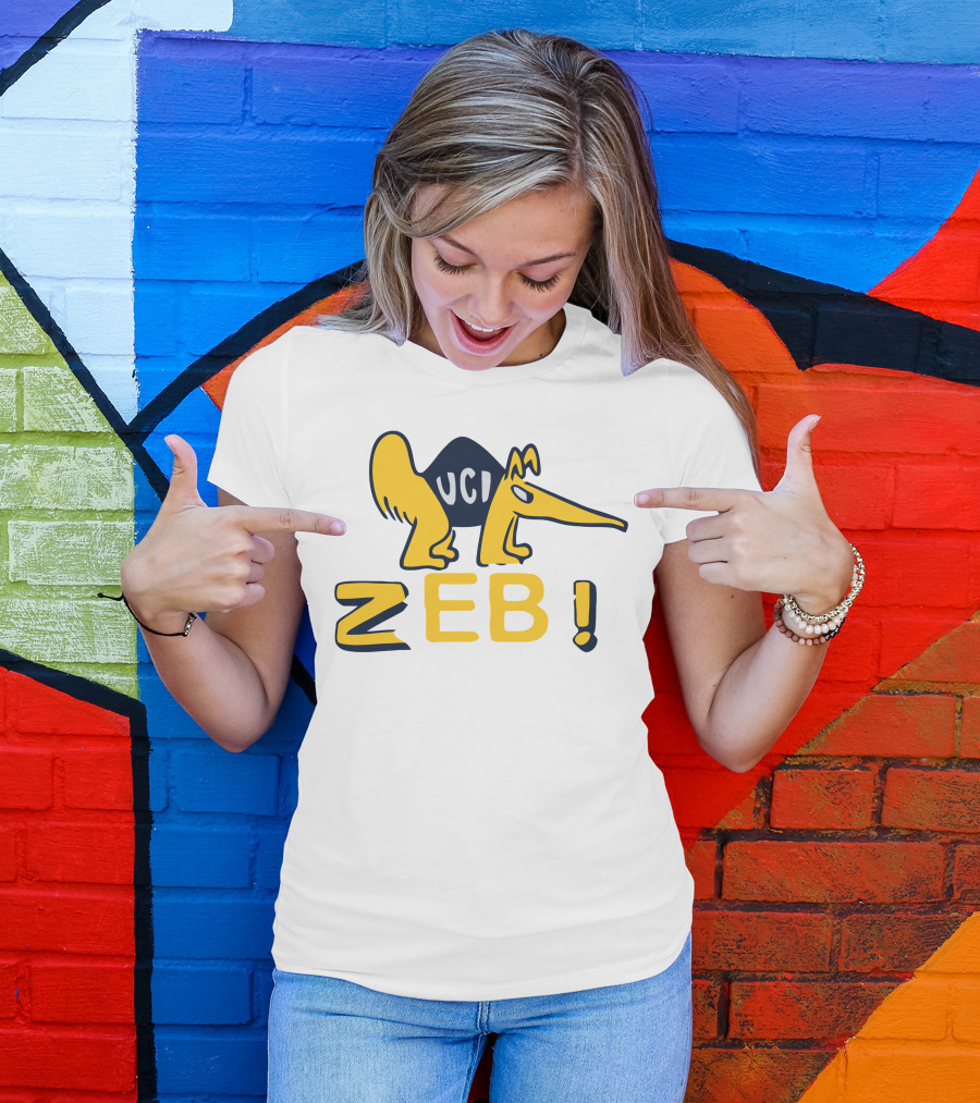 UCI Zeb Baseball Anteater T-Shirt