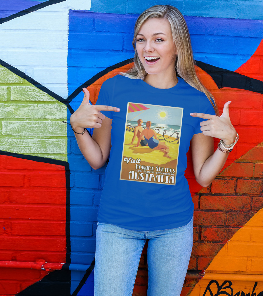 Visit Howard Springs Totally Voluntary Relocation Camp Australia T-Shirt