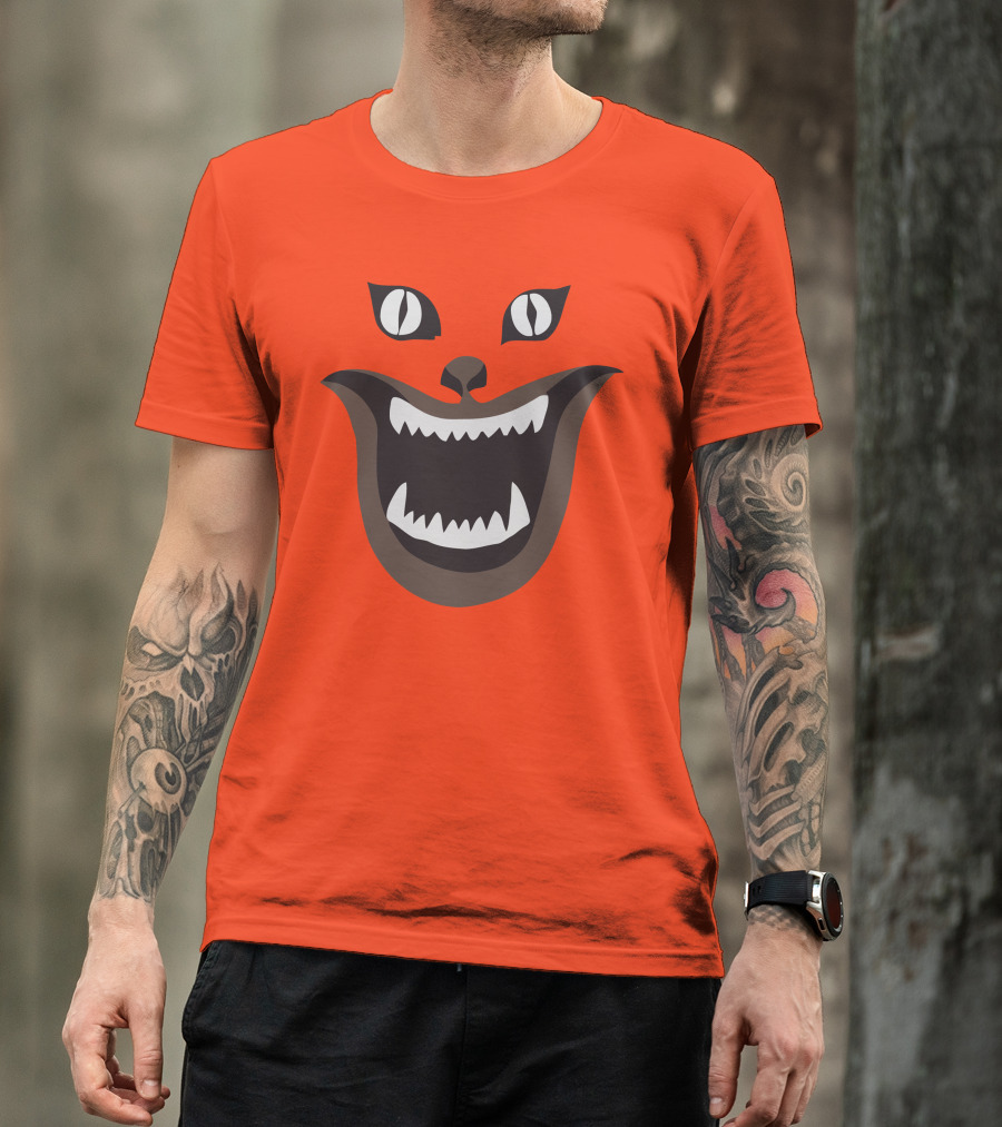 Hausu Cat Face Illustration Iconic Japanese Horror Movie Image T-Shirt