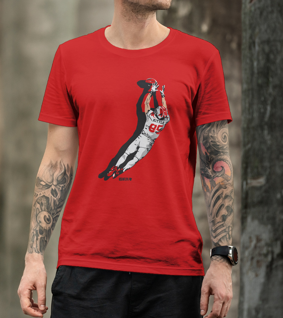 George Kittle 85 NFLPA The Grab Football Catch T-Shirt