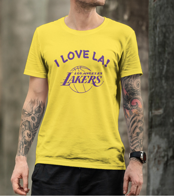 I Love LA Los Angeles Lakers Basketball T-Shirt