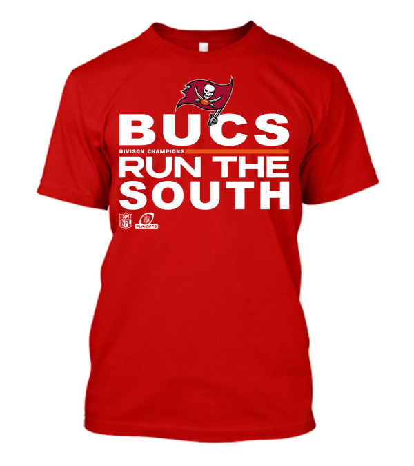 Bucs Division Champions Run The South NFL Playoffs T-Shirt