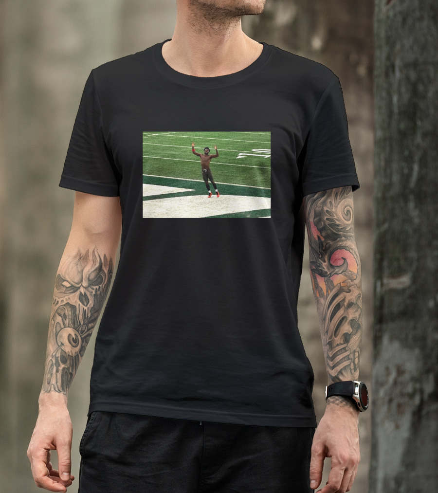 Antonio Brown Throws Takes Off End Zone Walk Off Victory Celebration NFL Game T-Shirt