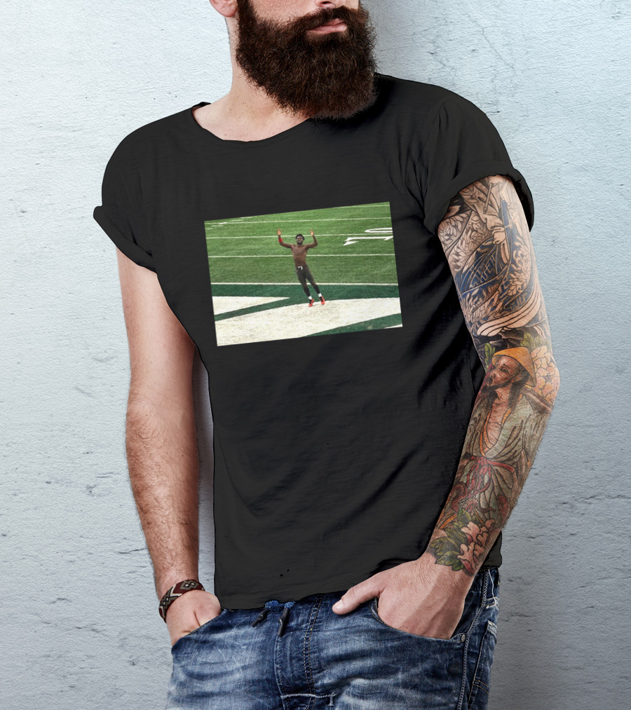 Antonio Brown Throws Takes Off End Zone Walk Off Victory Celebration NFL Game T-Shirt