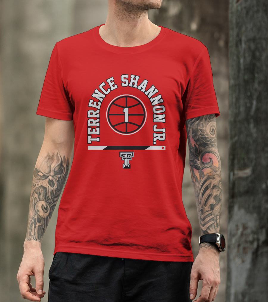 Terrence Shannon Jr. Texas Tech Basketball Number 1 T-Shirt