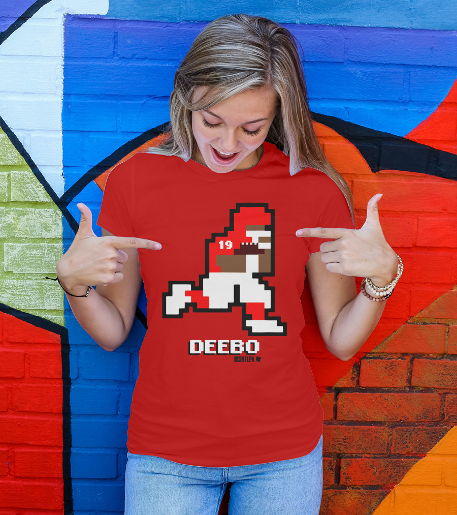 Deebo Samuel 8-Bit Retro NFLPA Number 19 Football T-Shirt