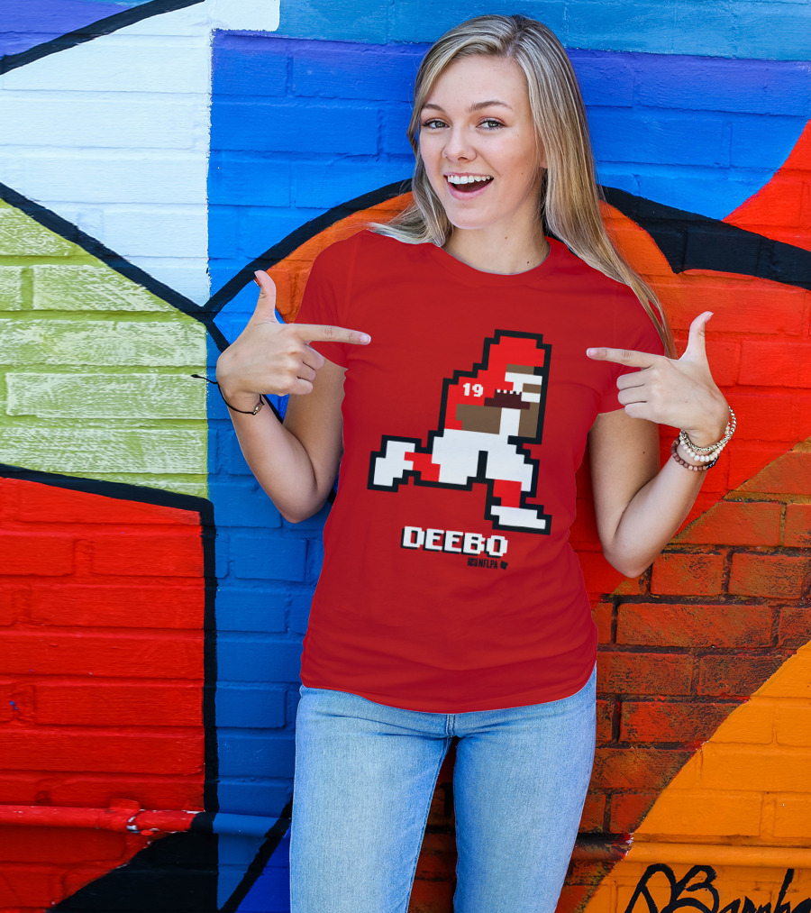 Deebo Samuel 8-Bit Retro NFLPA Number 19 Football T-Shirt