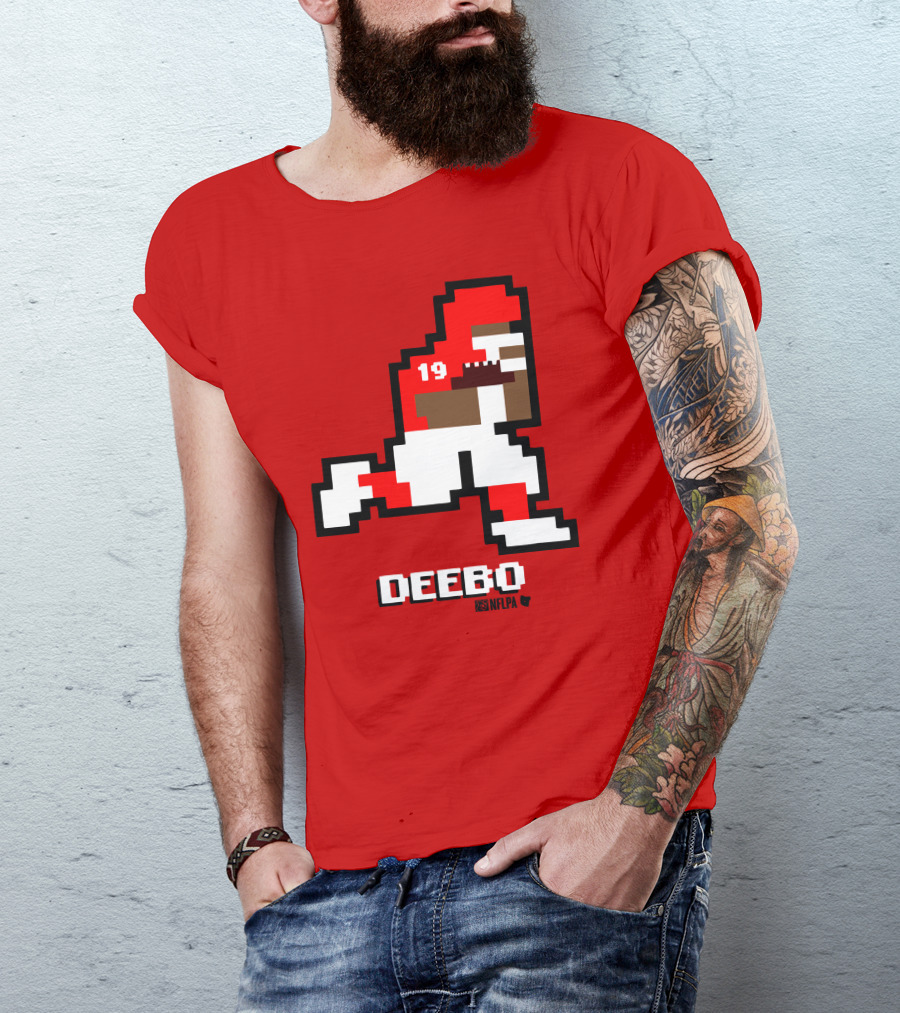 Deebo Samuel 8-Bit Retro NFLPA Number 19 Football T-Shirt