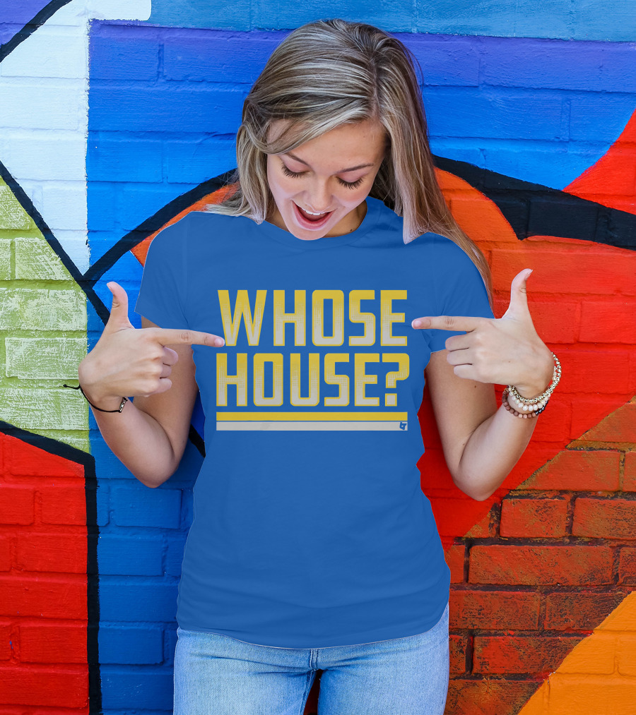 Los Angeles Rams Whose House Blue T-Shirt