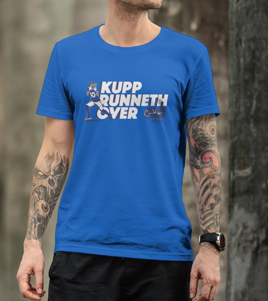 Kupp Runneth Over Cooper Kupp NFLPA 10 Football Player T-Shirt