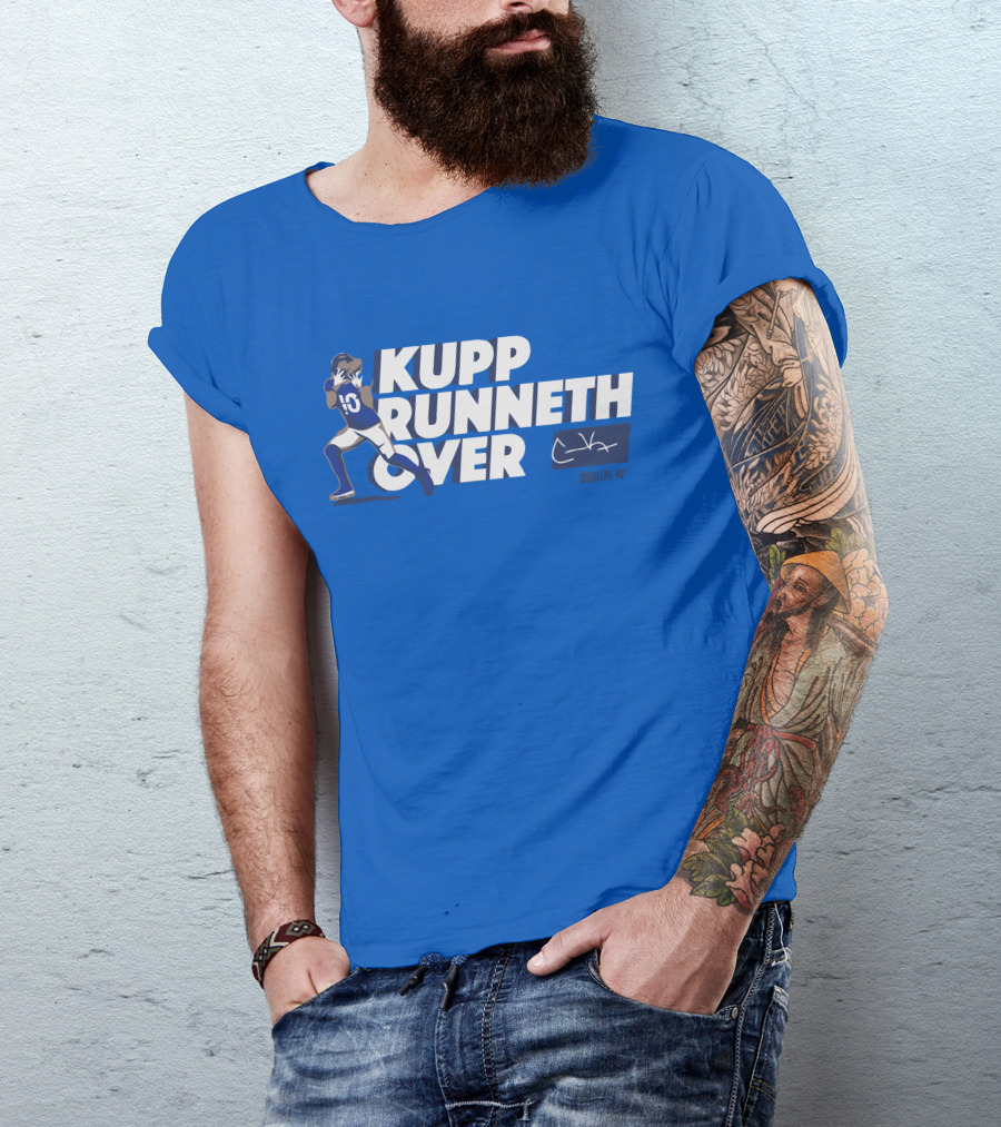 Kupp Runneth Over Cooper Kupp NFLPA 10 Football Player T-Shirt