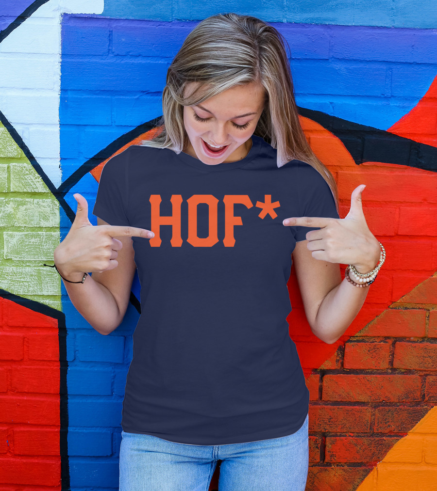 HOF* Navy Orange T-Shirt