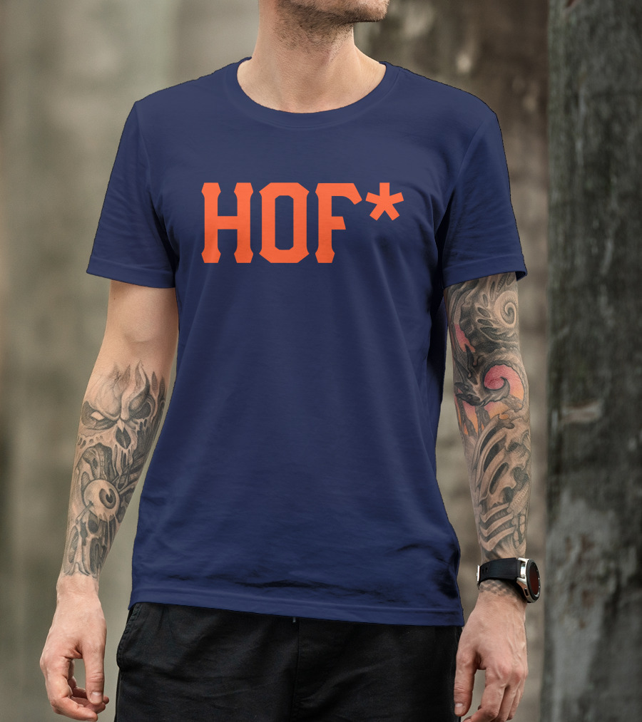 HOF* Navy Orange T-Shirt
