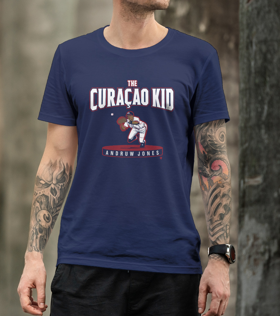 The Curaçao Kid Andruw Jones Baseball Player T-Shirt