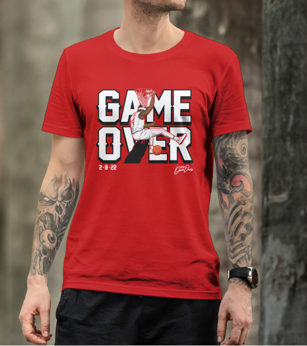 Davonte Devo Davis Game Over Dunk 2-8-22 Signature T-Shirt