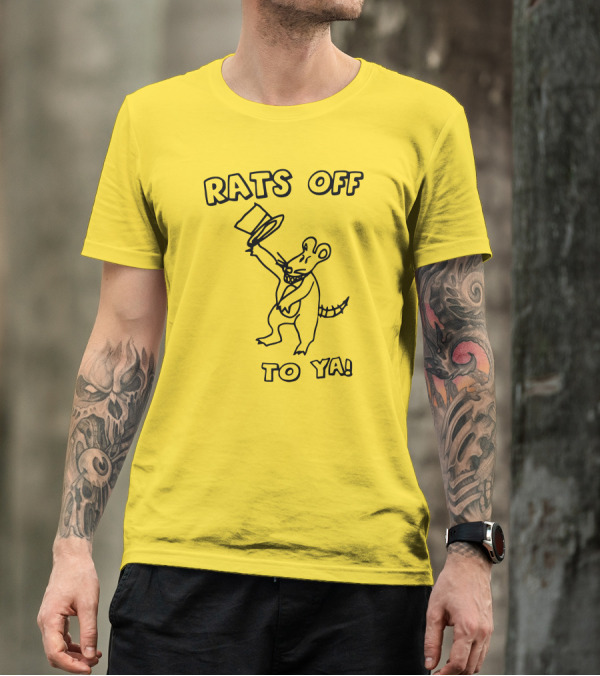 Rats Off To Ya Dancing Rat Top Hat T-Shirt