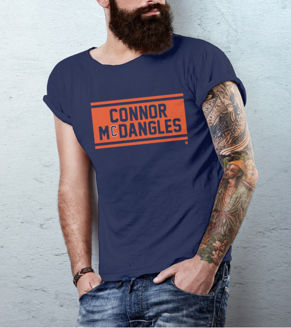 Connor McDavid McDangles Text Block T-Shirt