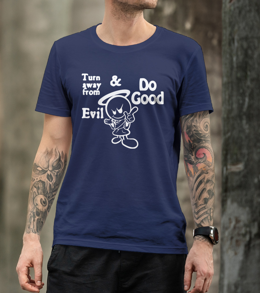 Turn Away From Evil And Do Good Halo Character T-Shirt