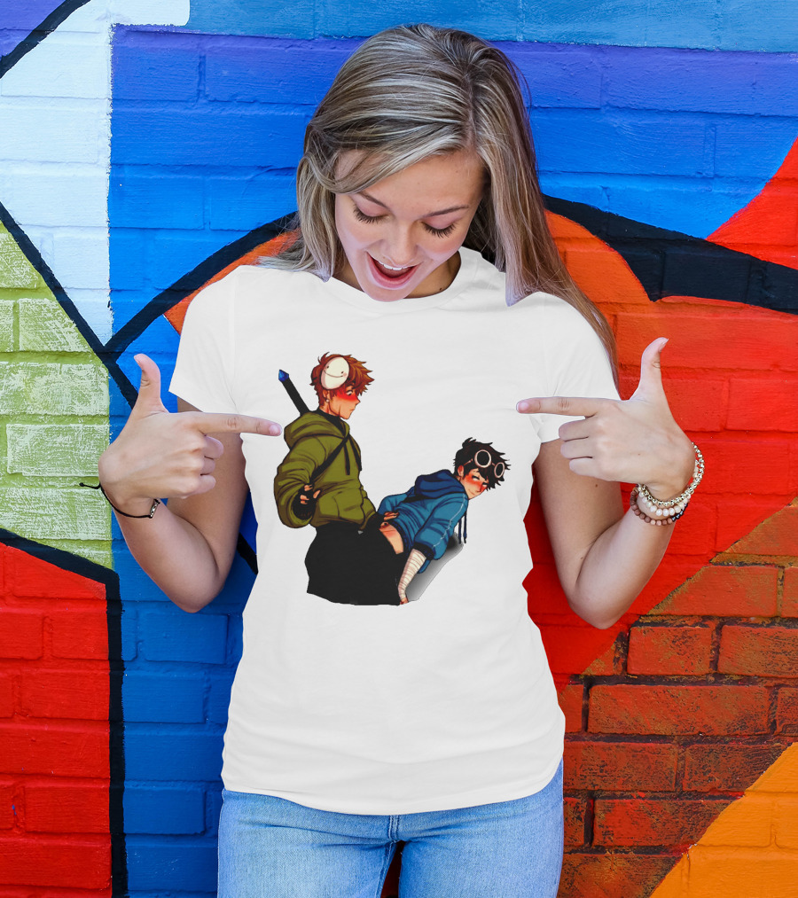 NSFW DNF Dream Team Blushing Character T-Shirt