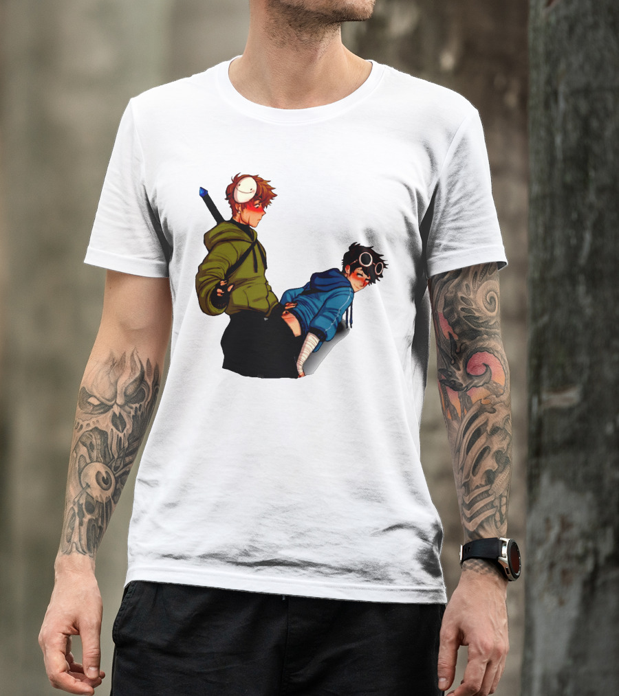 NSFW DNF Dream Team Blushing Character T-Shirt