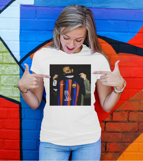 Drake Barcelona La Liga OVO FC Barcelona Jersey T-Shirt