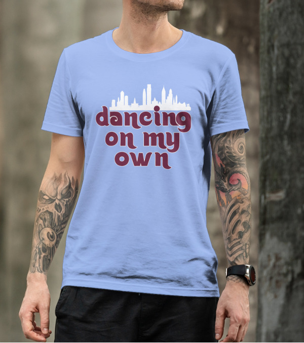 Phillies Dancing On My Own City Skyline T-Shirt