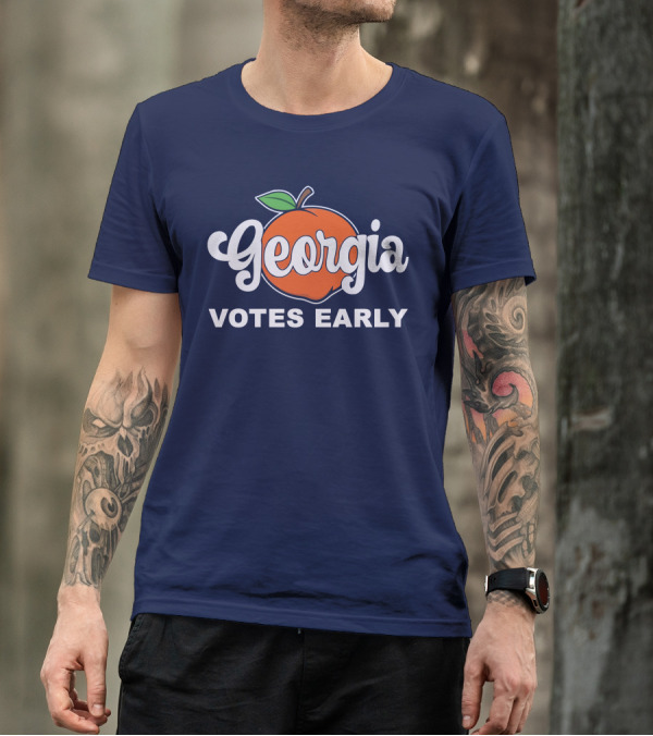 Georgia Votes Early Peach T-Shirt