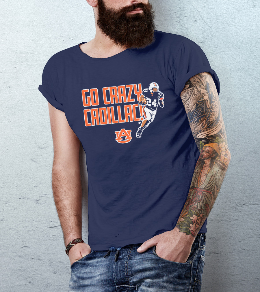 Auburn Football Go Crazy Cadillac Running Back 24 T-Shirt