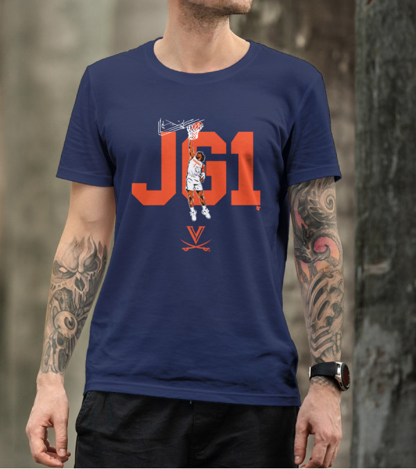 Virginia Basketball Jayden Gardner JG1 Dunk T-Shirt