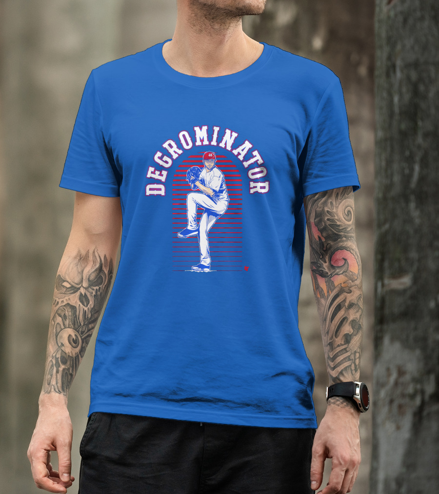 Degrominator Jacob DeGrom Baseball Pitching 48 T-Shirt